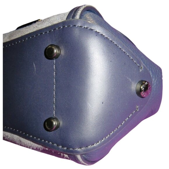 Coach 2017 Color block Exotic Python Glove tanned Leather & Suede Drifter - Picture 8 of 15